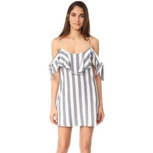 *NWT* Misa Off the Shoulder Stripe Dress Size S